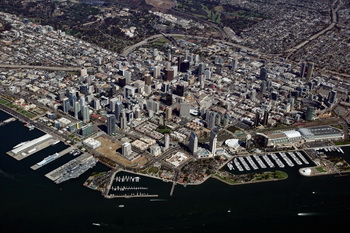 Downtown San Diego Stock Photos Oblique